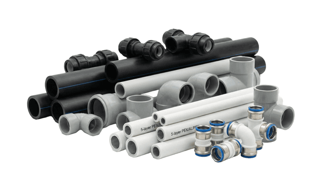 تصویر دسته بندی لوله و اتصالات پلیمری